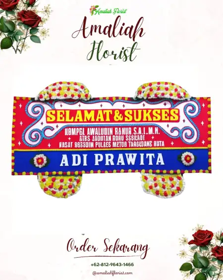 Papan Bunga Ucapan Selamat Muara Wis